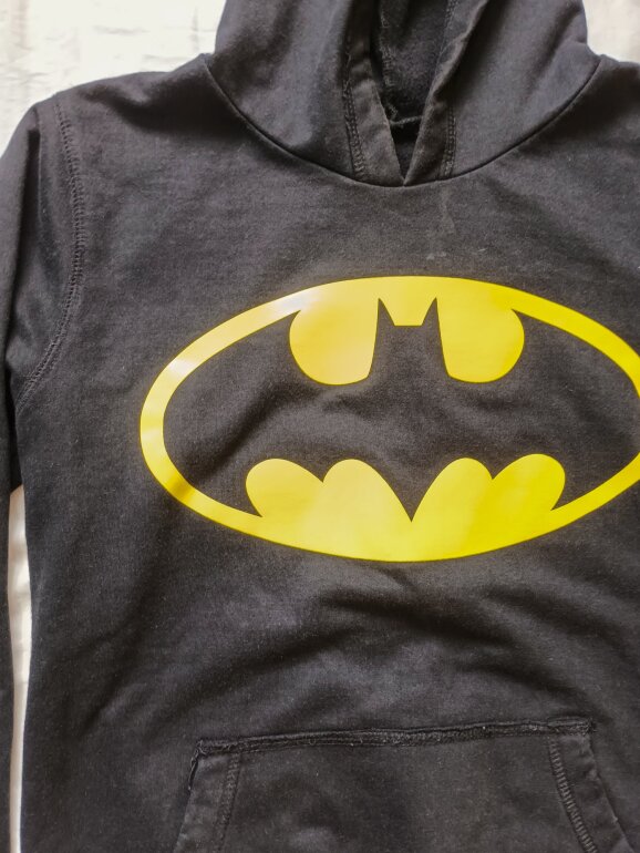 Hoodie Sudadera De Batman Six Flags Sudadera Negra De Batman