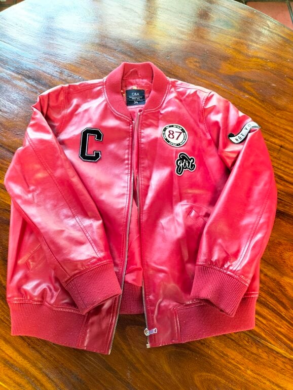 Piel Chaqueta Mujer Segunda Mano Cuero Chamarras C&a Mujer