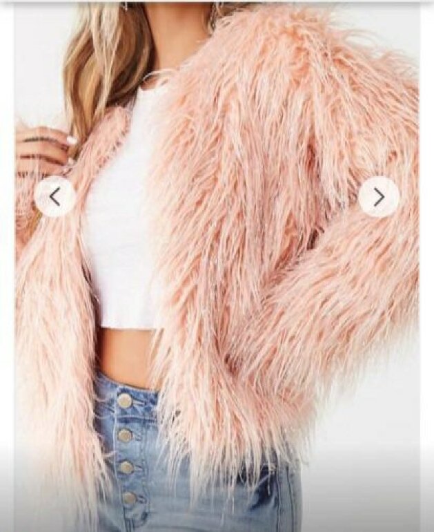 Falda Conjunto De Peluche Forever 21 Abrigo De Peluche ?? De