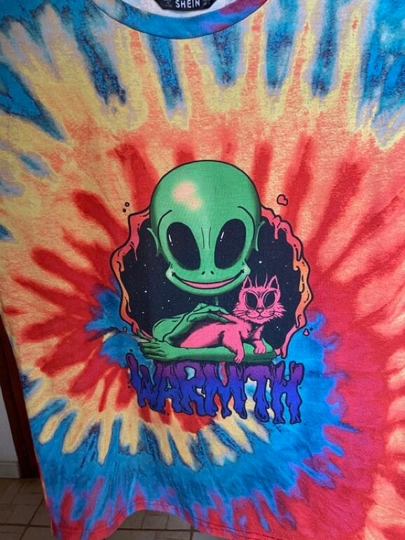 shein tie dye t shirt