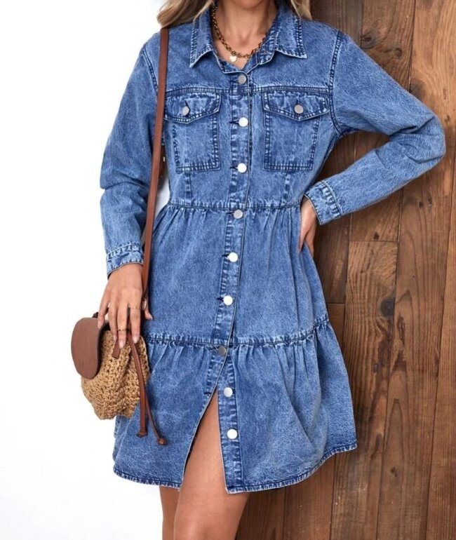 VESTIDO DE MEZCLILLA de Shein de segunda mano GoTrendier