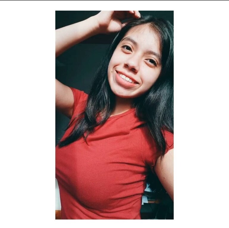 blusa roja lisa