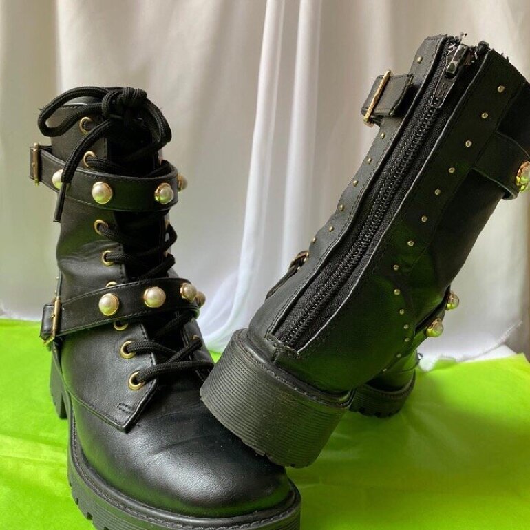 Ankle Boots Pull Botas Militar Pull And Bear Botas Altas Botas