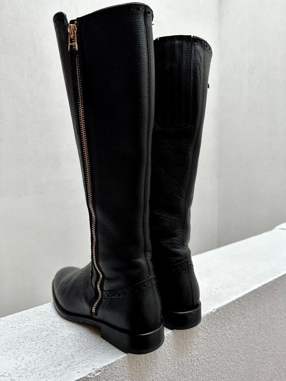 Botas de piel cuadra de Franco Cuadra de segunda mano GoTrendier