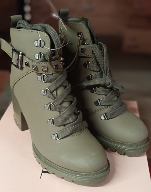 Unas Botas Botas Verdes Militar Mujer Botas Verde Militar Thalia