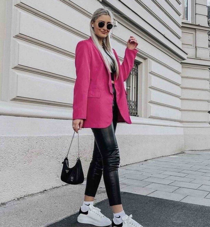 Jacket Outfits Con Chamarra Rosa Palo Outfit Chamarra Rosa Pastel
