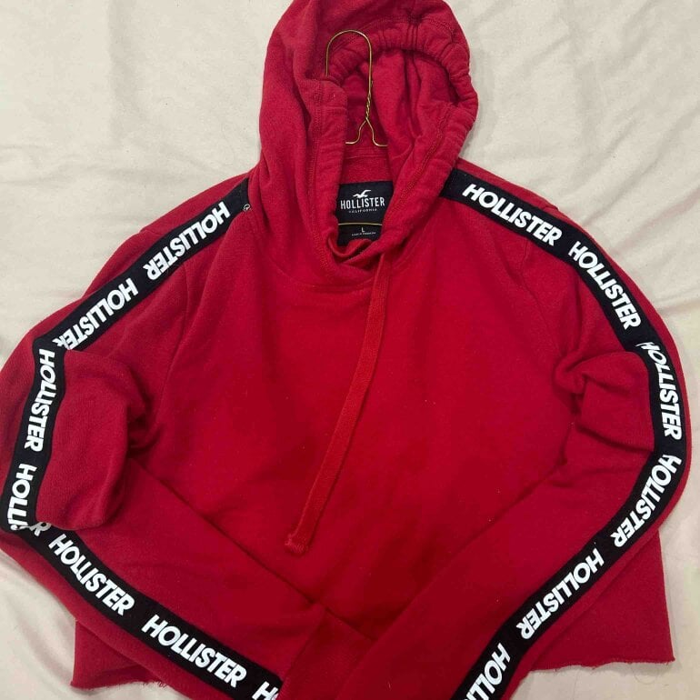 Capucha Sueter Hollister Rojo Sudaderas Marca Hollister Top