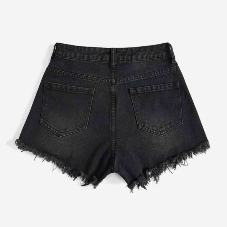 Short negro de mezclilla de Cuidado Con El Perro de segunda mano