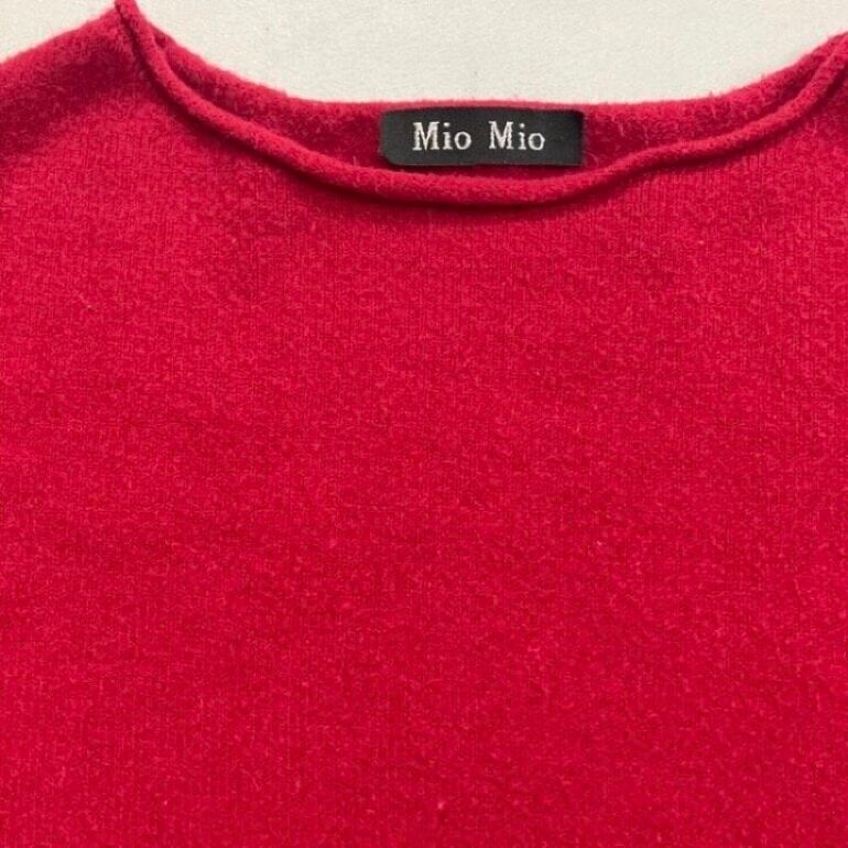 Sweater Sueter De La Marca Mio Mio Sueter Rojo ?mio Mio De Segunda