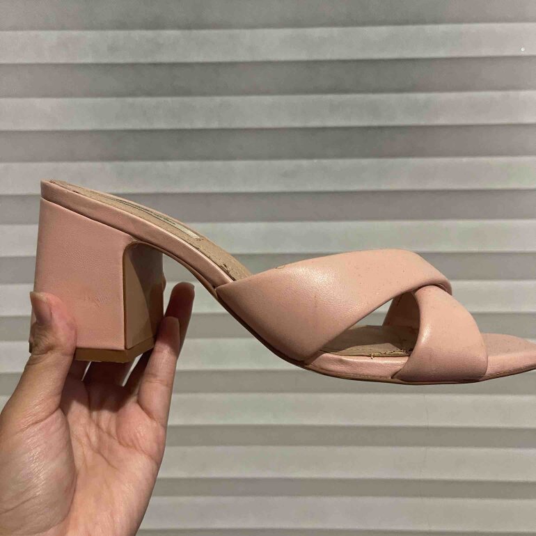 Sandalias Tacón Sandalias Beige Stradivarius Sandalias Beige - Main Image