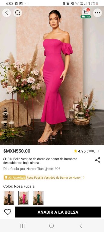 Shein Vestido Largo Con Pijaso Guatemala Vestidos De Fiesta