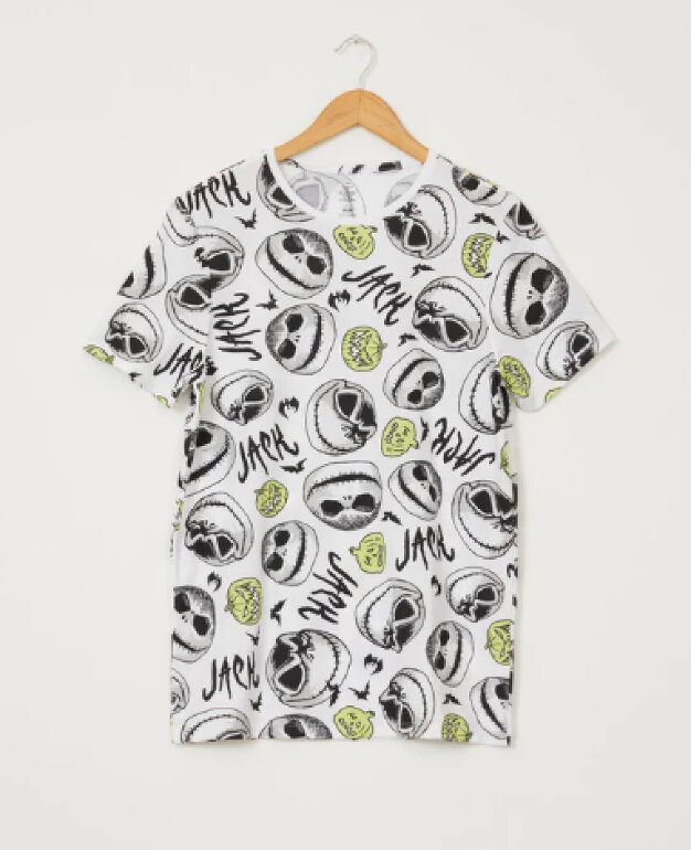 Playera del extraño mundo de jack de Disney de segunda mano