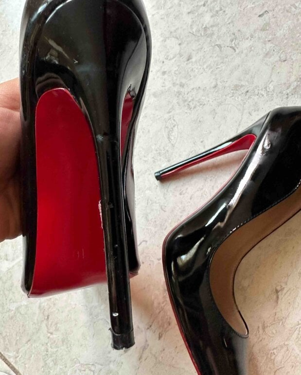 Zapatos Louis Vuitton Mujer Tacón Suela Roja Precio Tacones De