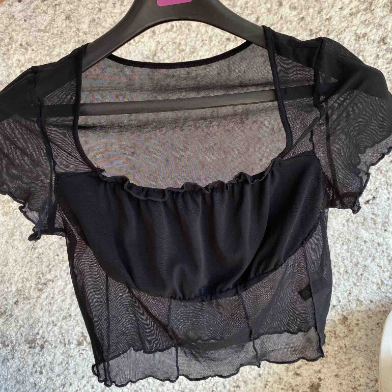 Blusas Transparentes Negras Shein Marca Shein Blusas Transparentes