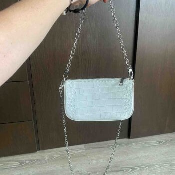 Bolso Acolchado Bolsos Blancos Bershka Bolso Blanco Bershka De
