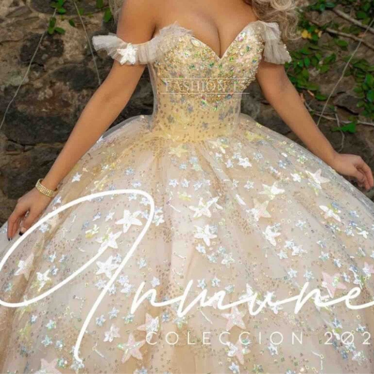 Vestido XV tornasol de Otras marcas de segunda mano GoTrendier