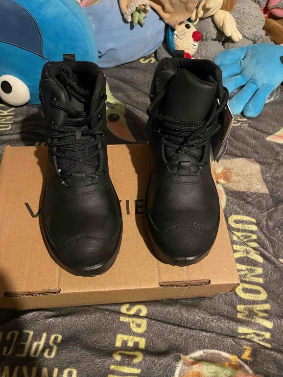 Borcegui Botas Van Vien Negras Bota De Seguridad Industrial