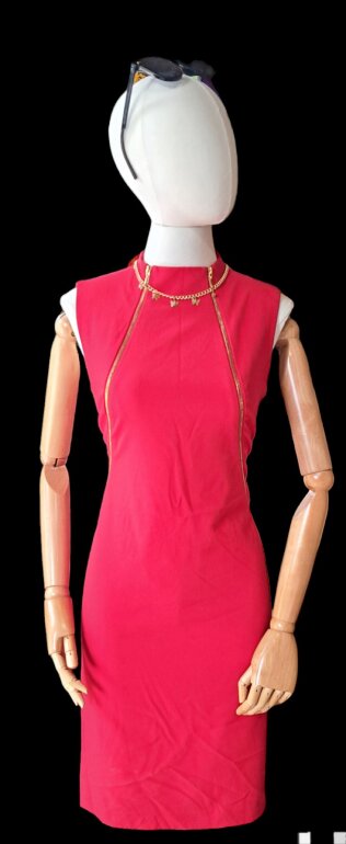 Vestido rojo CKLIQUIDACIN de Calvin Klein de segunda mano -  GoTrendier