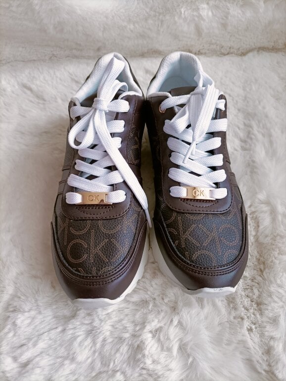 Tenis Calvin Klein Mujer Cafe Tenis Calvin Klein Originales Mujer