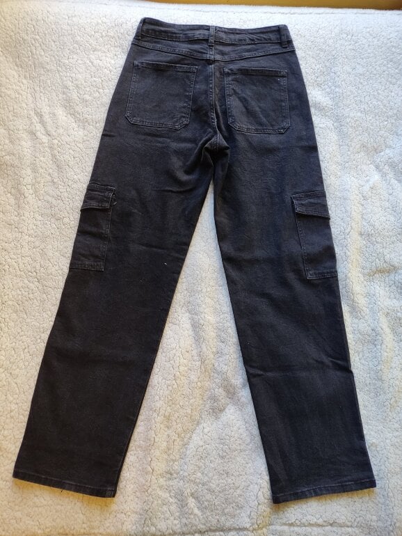 Pantalon negro cargo denim de Cuidado Con El Perro de segunda