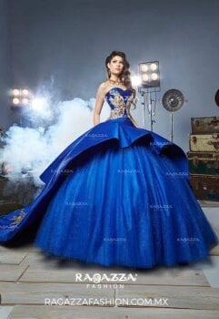 Azul Rey Vestidos De Ragazza 2020 Ragazza Fashion Vestidos De Xv