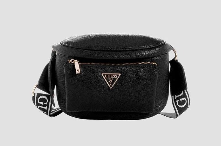 Cangurera Negra Precio De Cangurera Guess Bolso Guess Mujer Bolsa