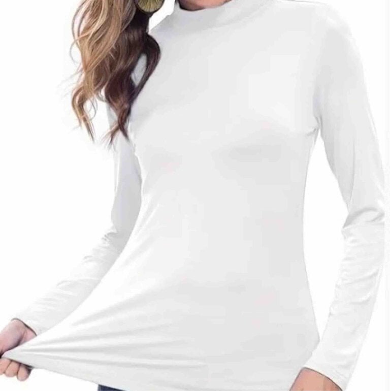 BLUSA TÉRMICA CUELLO ALTO CHEMISETTE de segunda mano GoTrendier