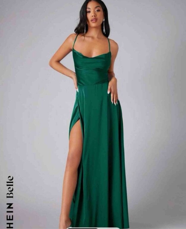 Vestido verde esmeralda ✨ de Shein de segunda mano GoTrendier