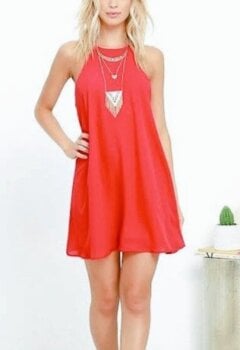Vestido Holgado Strech Magenta ✨Nuevo✨ de Abercrombie &amp