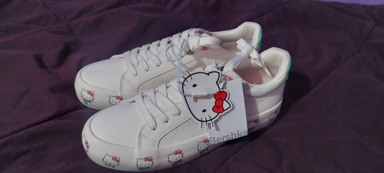 Zapatillas Zara Hello Kitty Tenis Zara Rosa Championes Infantil
