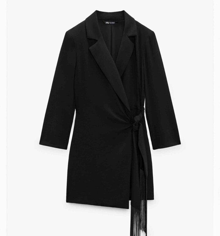 Mono Blazer Flecos Zara Mono Flecos Negro De Zara De Segunda Mano