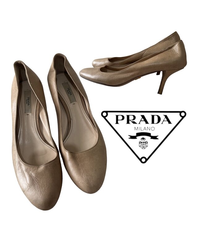 Zapatos PRADA nude originales de segunda mano GoTrendier