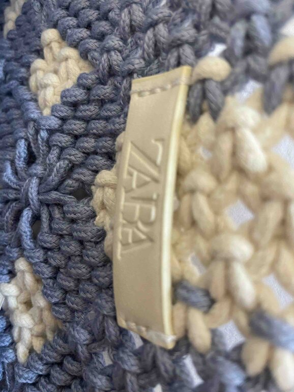 Bolso Crochet Asas de Bambú de Zara de segunda mano GoTrendier