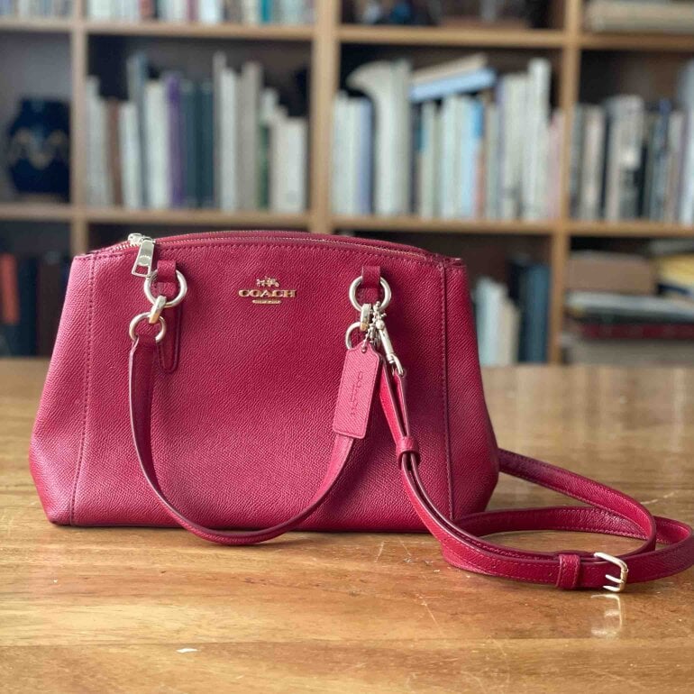 Bolsa COACH roja de segunda mano GoTrendier
