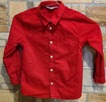 Camisa H&M roja de segunda mano GoTrendier