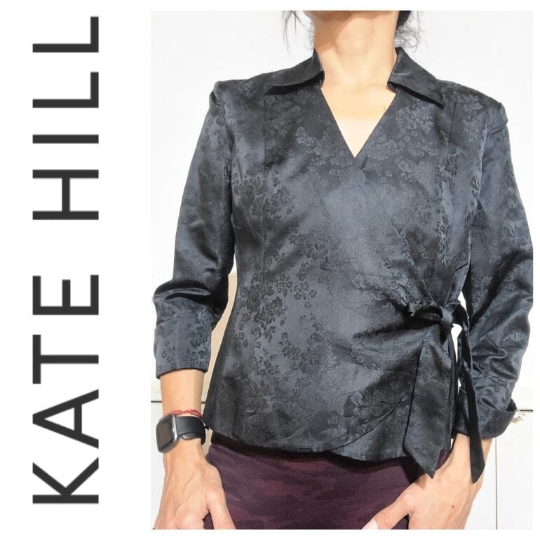 Blusa cruzada seda Kate Hill 6P de segunda mano GoTrendier