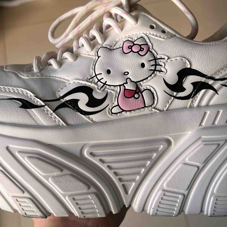 Platform Sneakers Tenis Blancos De Bershka Zapatos Bershka Mujer