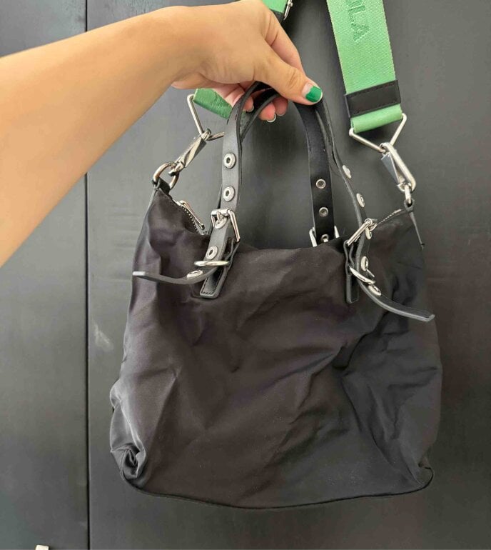 BOLSA SHOPPER MEDIANA NEGRA BIMBA Y LOLA de segunda mano GoTrendier