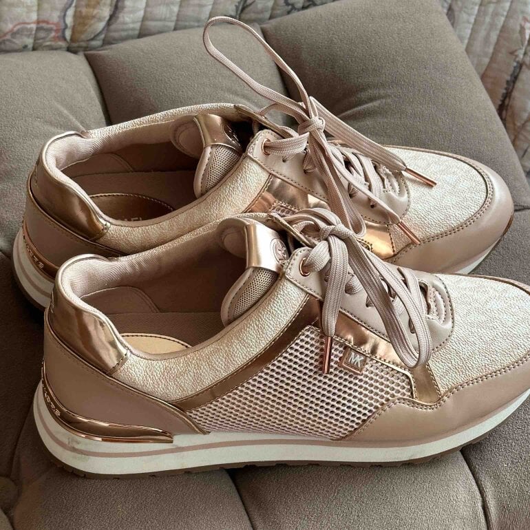 Zapatillas Michael Kors Playeras Mujer Tenis Michael Kors Rosa De