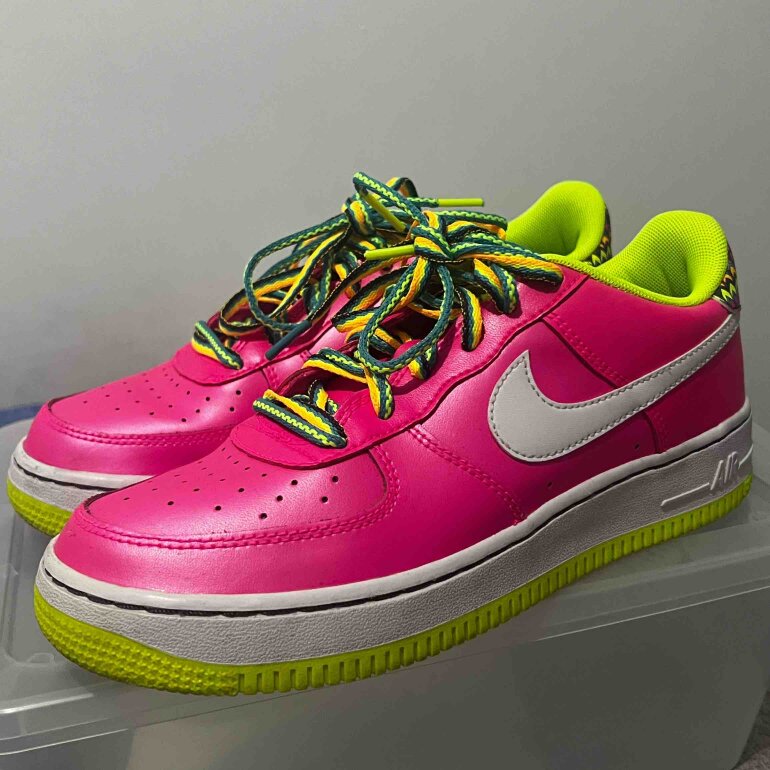 Nike Air force Low pink Volt Aqua de segunda mano GoTrendier