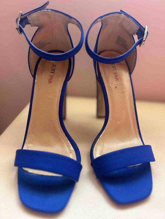Tacones Azul Cobalto de Justfab de segunda mano GoTrendier