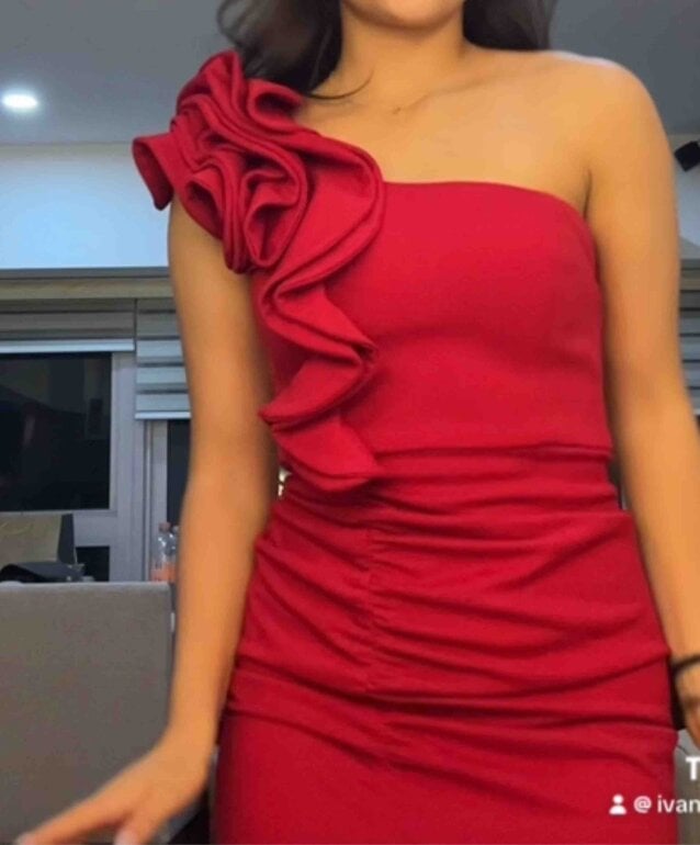 Vestido Rojo fiesta de Liverpool de segunda mano GoTrendier