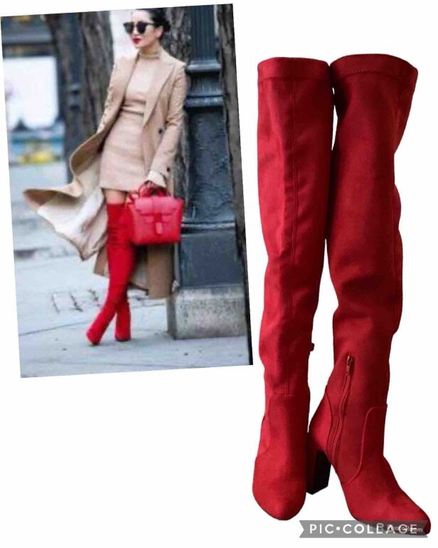 Botas rojas Ckalss de Cklass de segunda mano GoTrendier