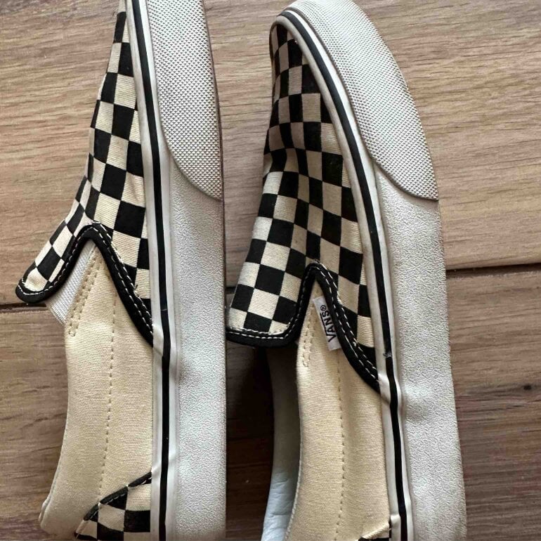 Vans Clasicos Zapatos Vans A Cuadros Usados Zapatos Vans Unicolor