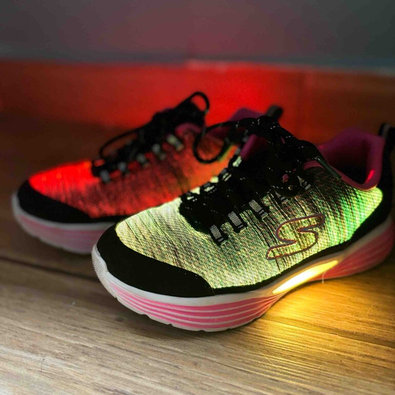 Luz Led Tenis Led Dama Luces Led Zapatos Skechers De Luces Para