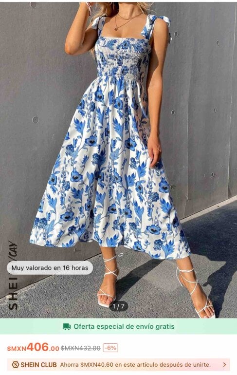 Vestidos Playeros Shein Vestidos Largos Floreados Vestido Floreado