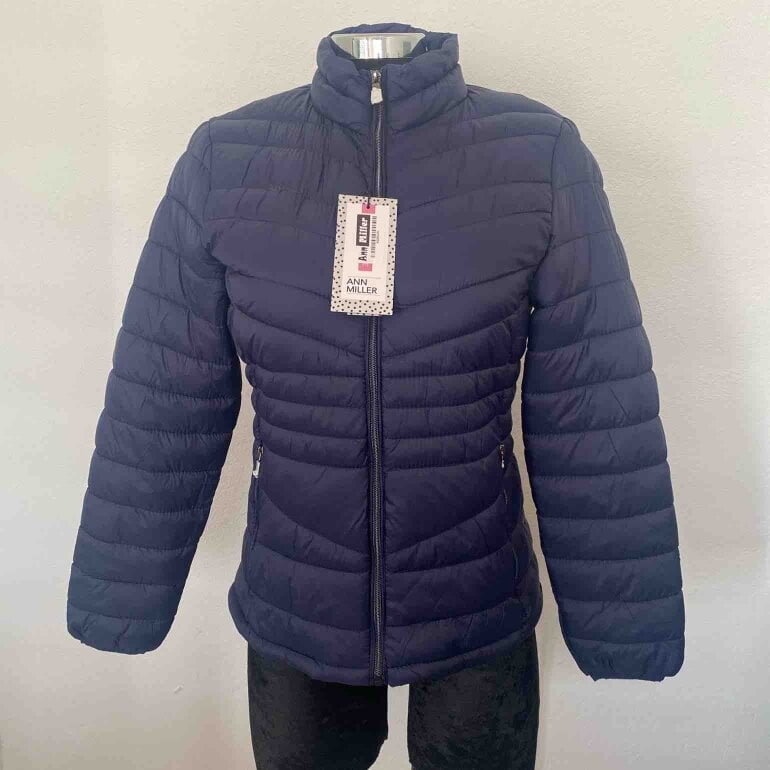 Chamarra azul marino de Ann Miller de segunda mano GoTrendier