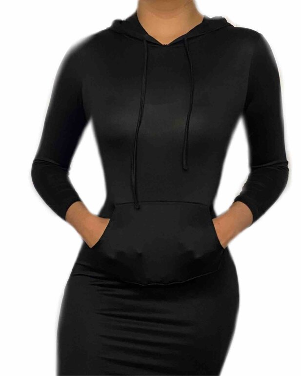 Vestido largo tipo sudadera de Otras marcas de segunda mano