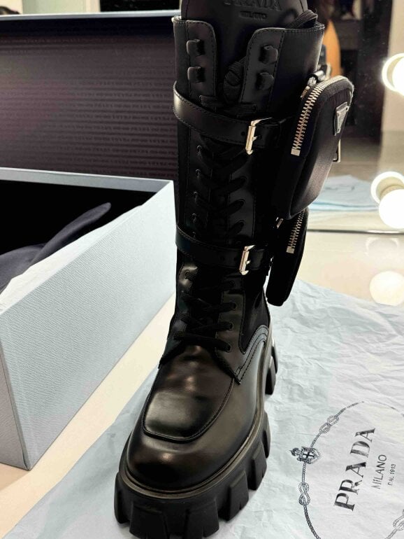 Mytheresa Botas Altas Prada Mujer Botas Altas Mujer Outlet Top