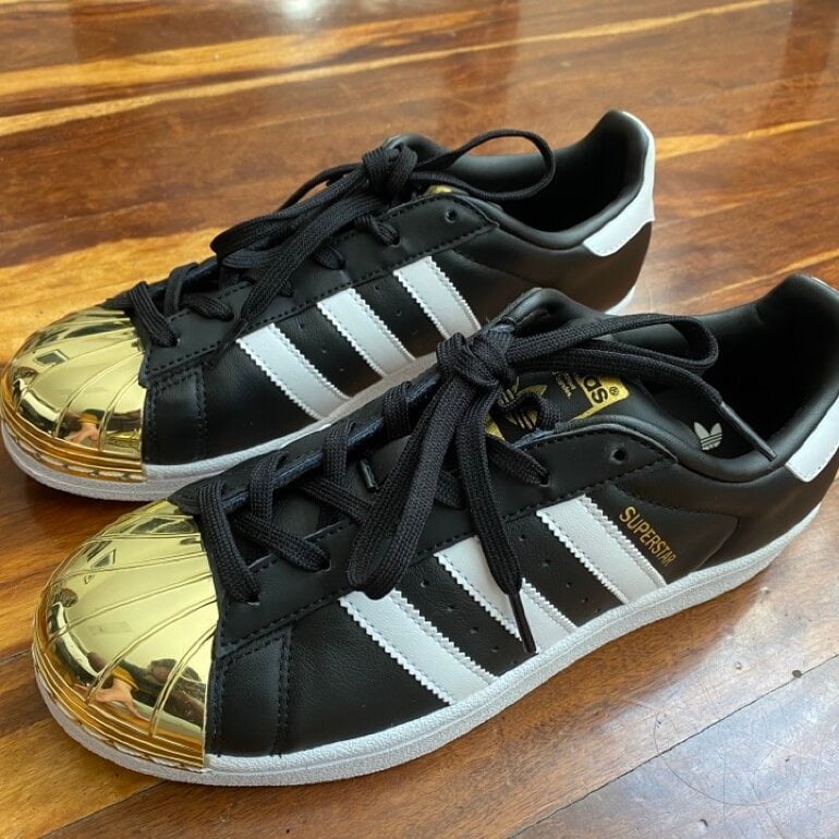 Super Star Adidas Tenis Superstar Doradas Mujer Adidas Superstar